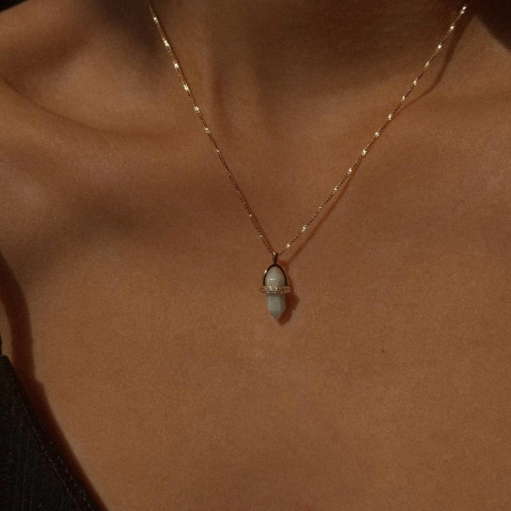18k Gold Fill Amazonite Necklace